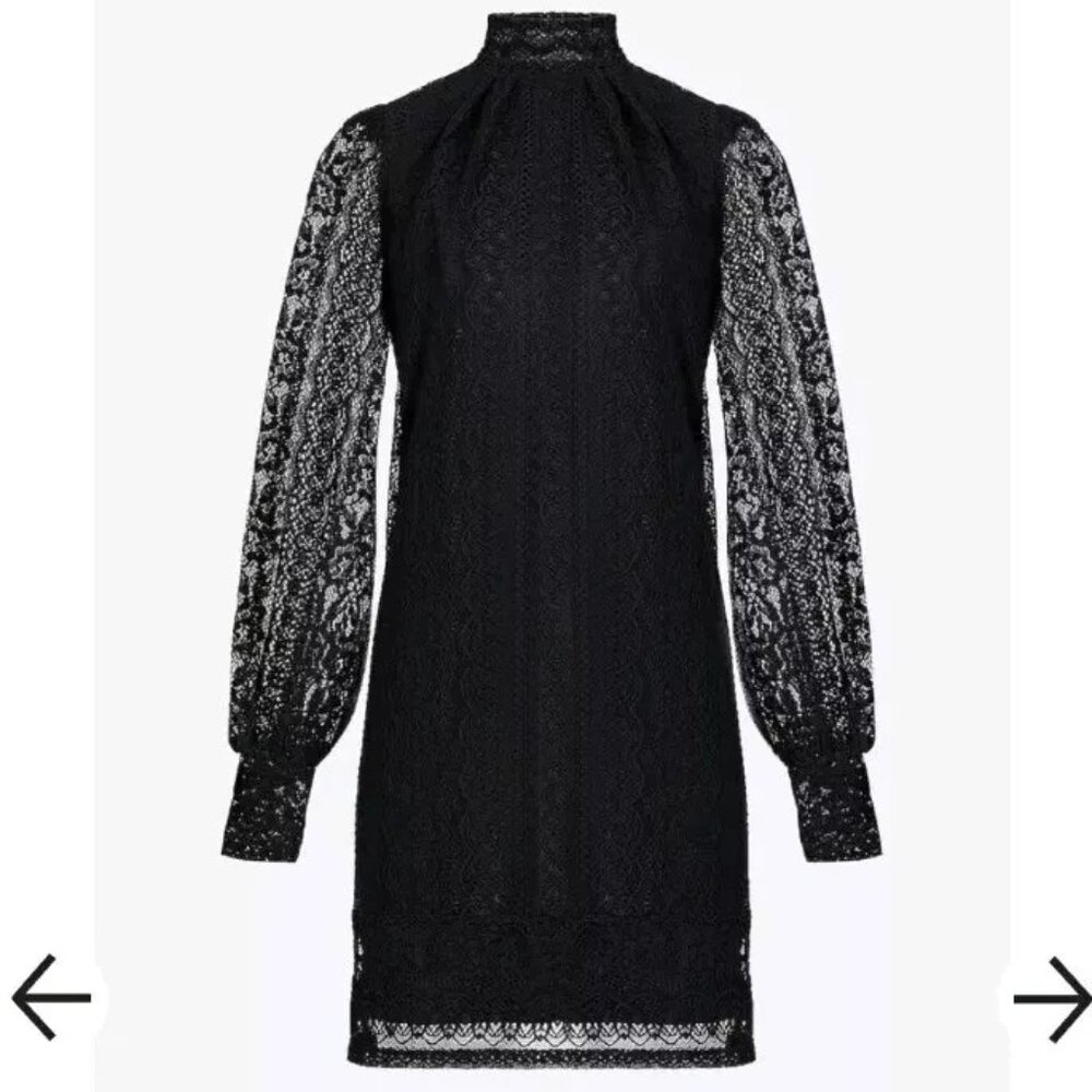 Express Black Lace Dress Size Medium